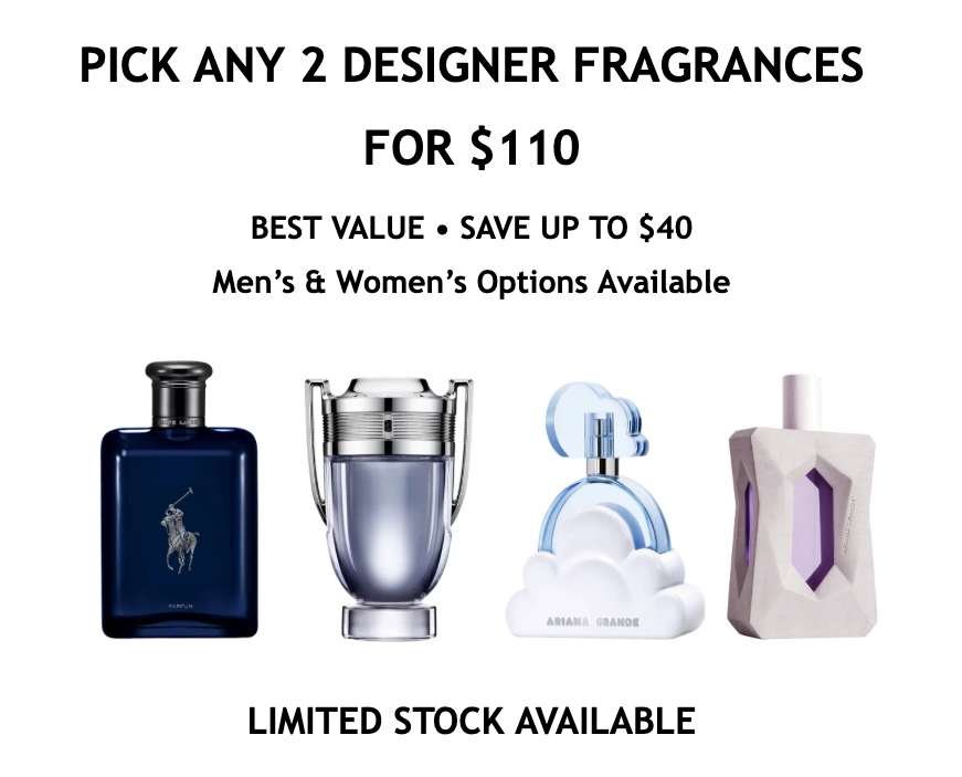 PICK ANY 2 DESIGNERS FOR $110
